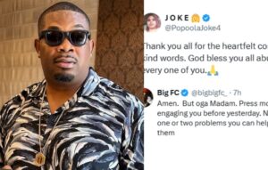 AJoke’s post and don Jazzy